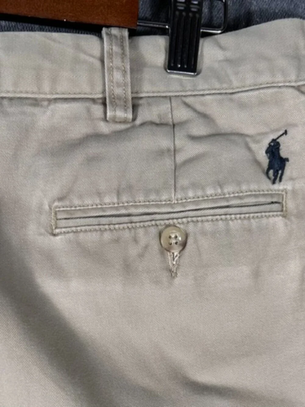 Polo Ralph Lauren Preston Pants Mens Sz 36/29 Khaki Midrise 100% Cotton RN41381